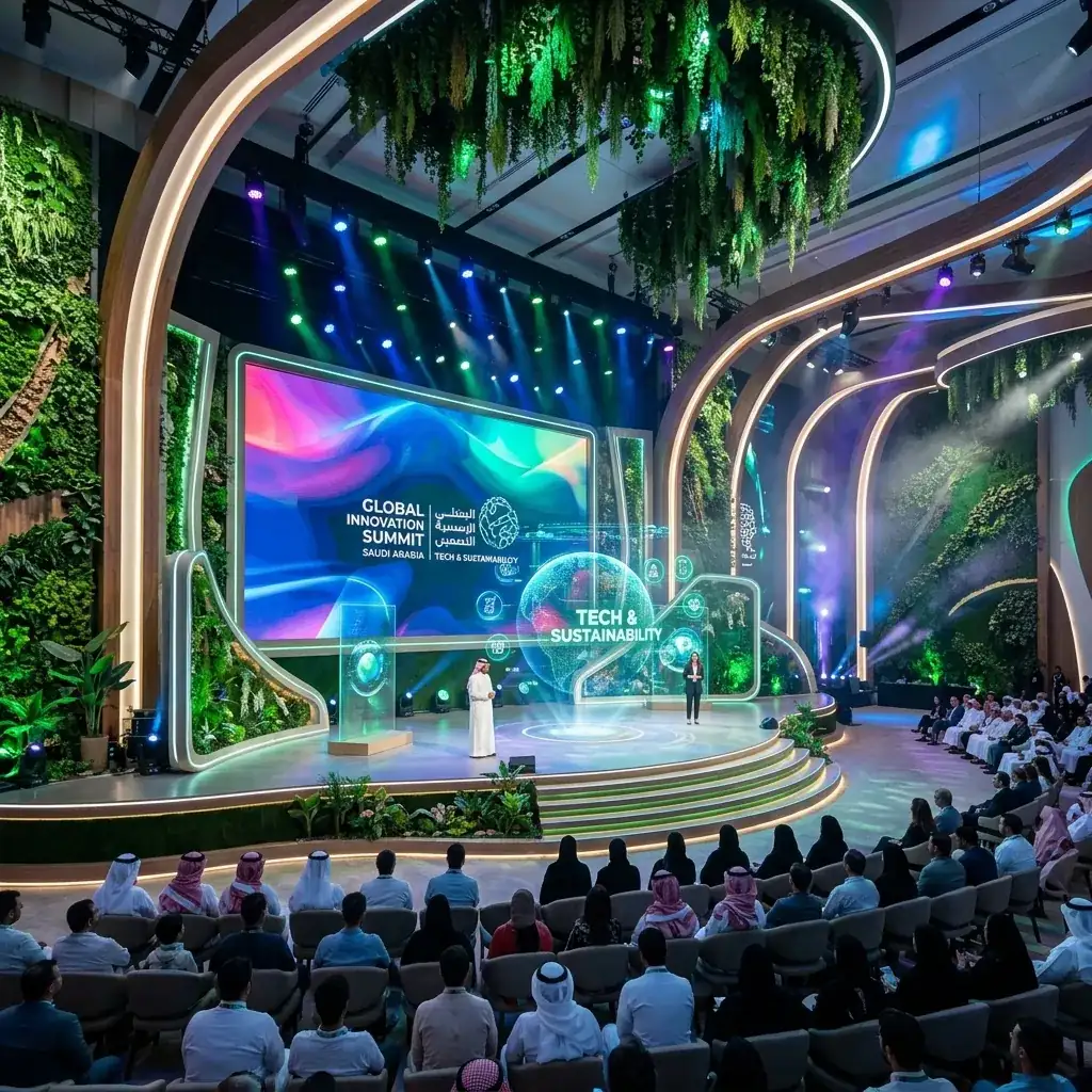 The Future of Event Production in Saudi Arabia: Technology and Sustainability