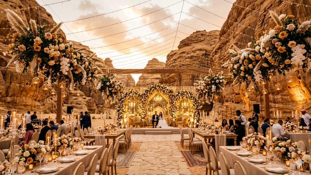 Why Saudi Arabia Is Becoming the New Global Destination for Luxury Weddings