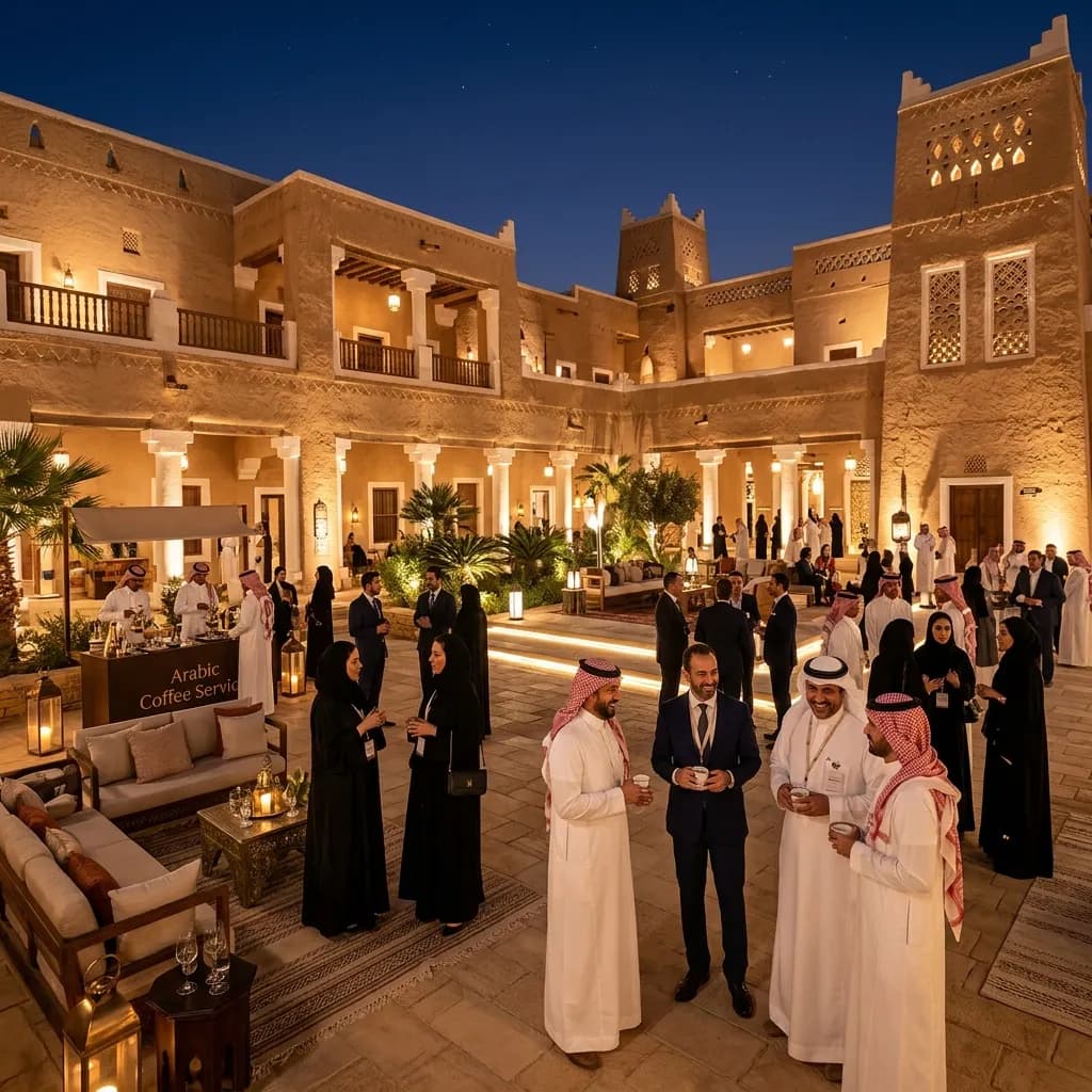 Heritage gala and corporate conference event venue in Diriyah Riyadh