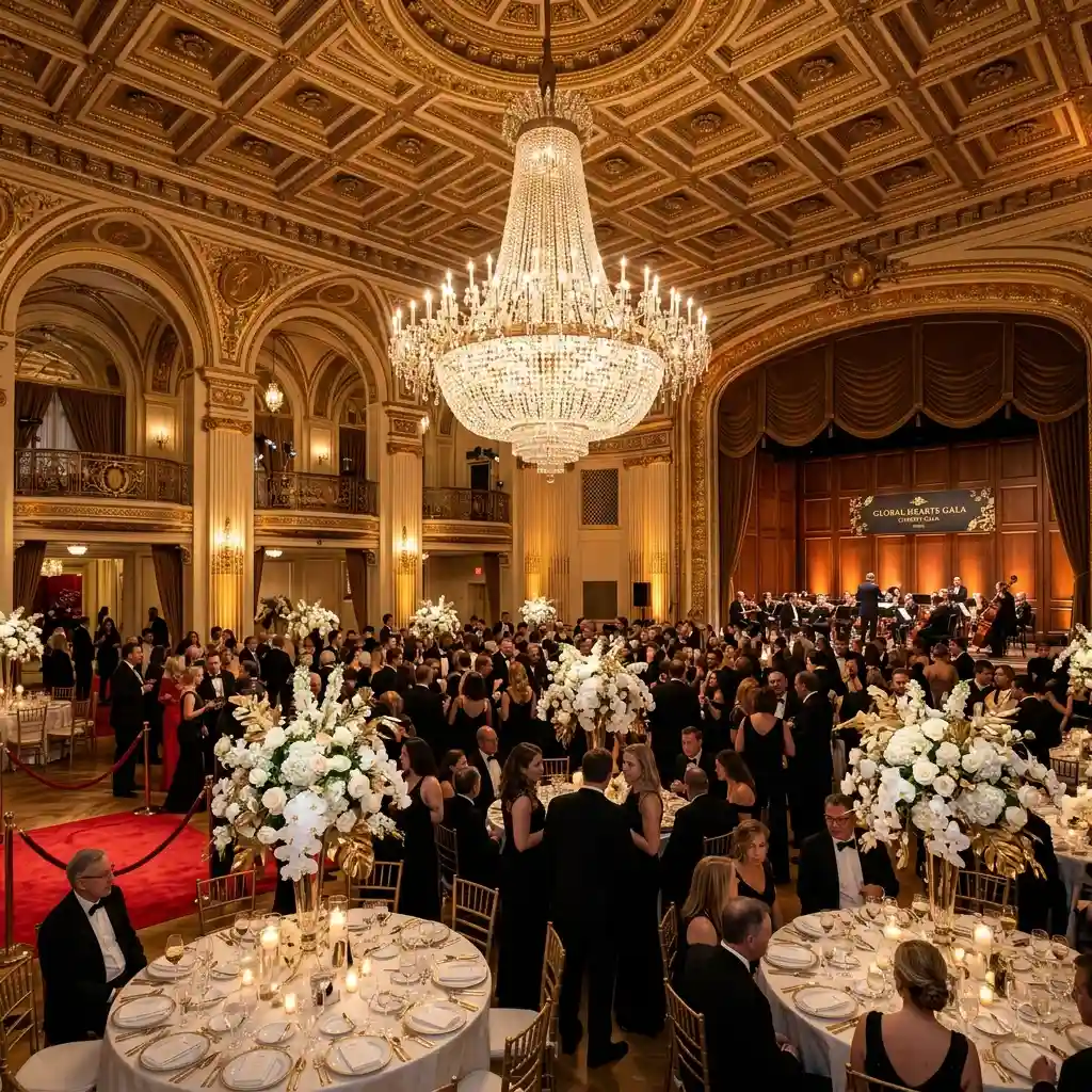 Elite charity gala and business networking event Saudi Arabia