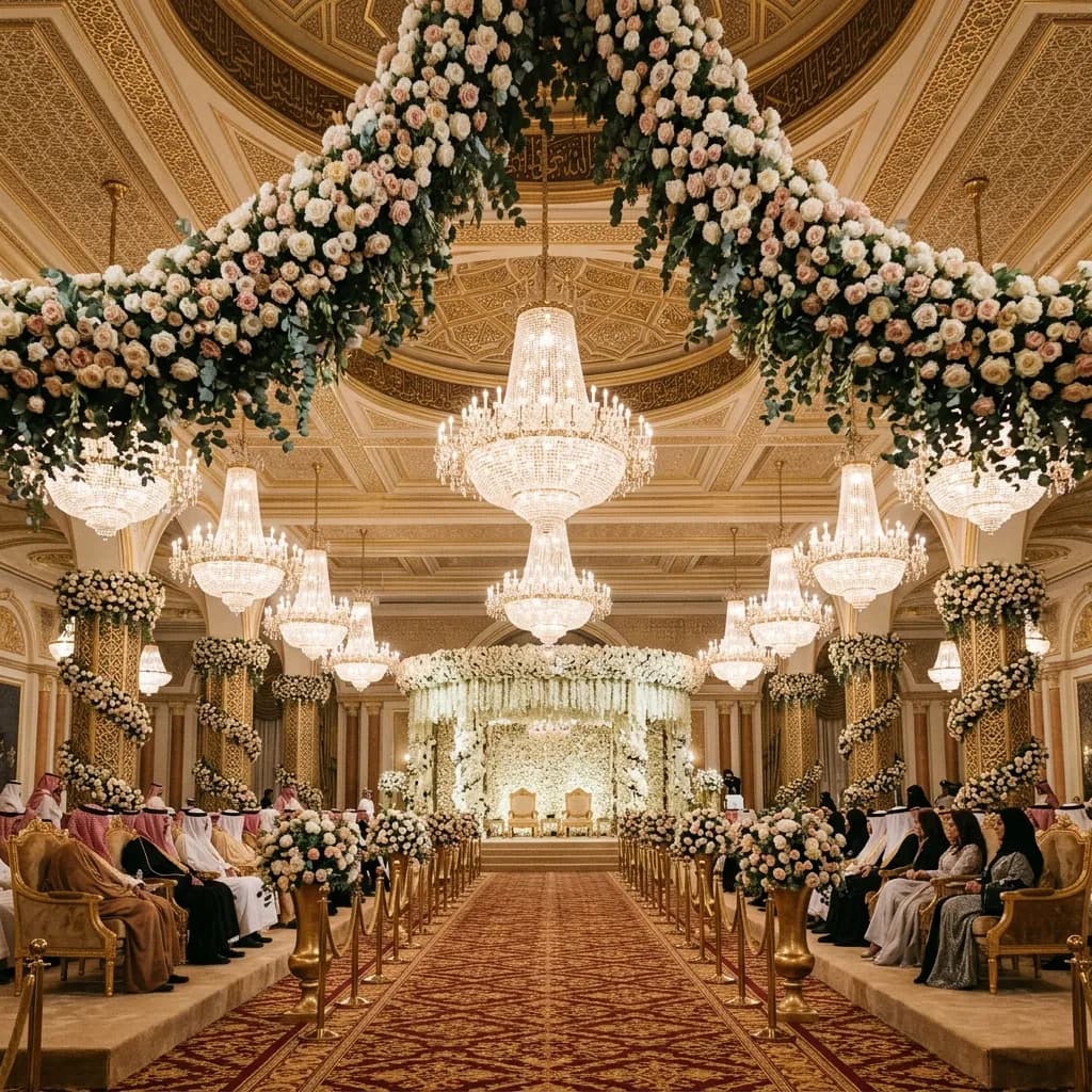 Riyadh Royal-Style Palace Wedding — Luxury Weddings