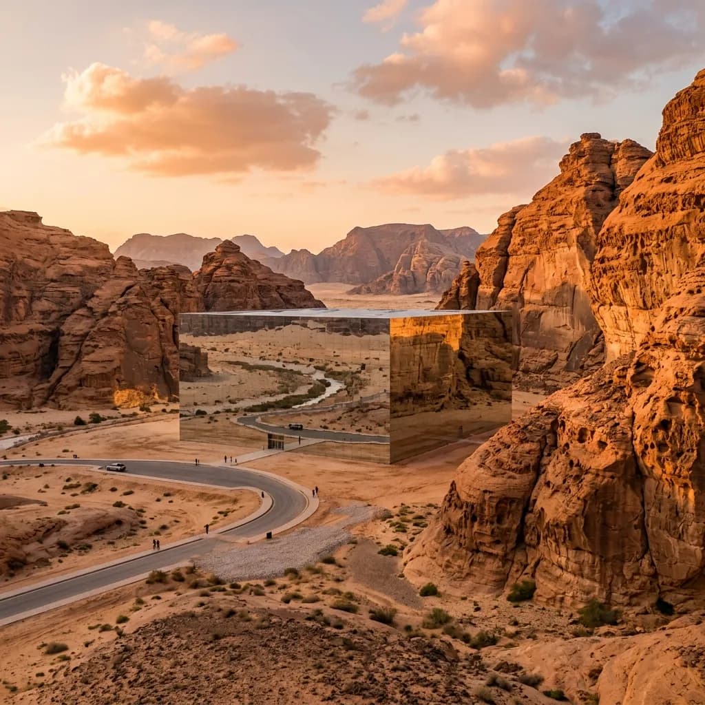 Maraya Concert Hall and Hegra Nabataean heritage in AlUla — where events transform into history